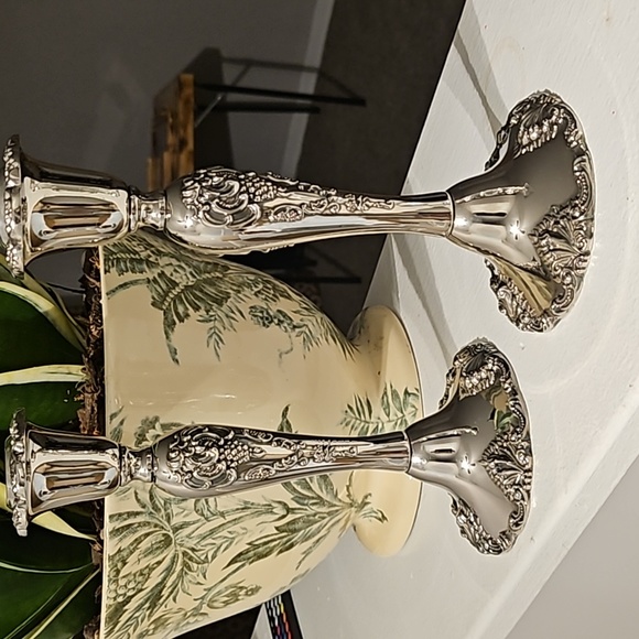 Godinger Candles  Holder Set (2) - Picture 2 of 12